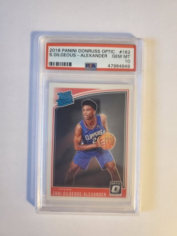 Shai Gilgeous-Alexander 2018 Optic PSA 10