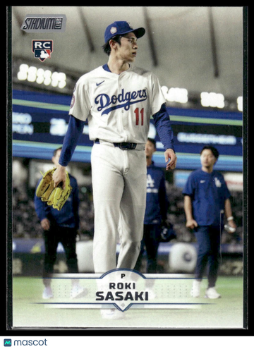2025 Topps Stadium Club Roki Sasaki #187 RC
