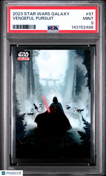 2023 Topps Chrome Star Wars Galaxy Vengeful Pursuit #97 PSA 9