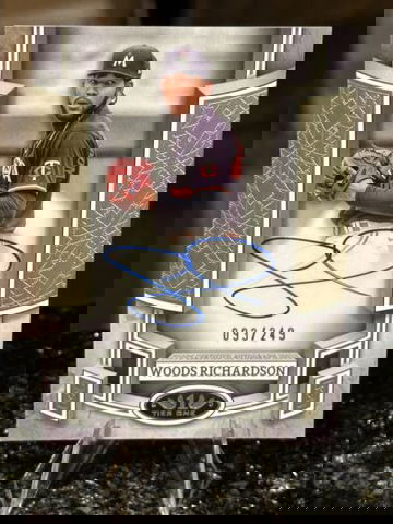 2024 Topps Tier One SIMEON WOODS RICHARDSON Break Out AUTO #/249 Minnesota Twins