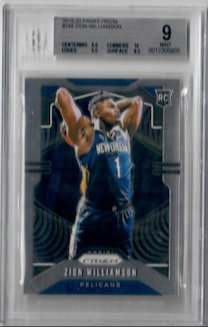 ZION WILLIAMSON 2019-20 PANINI PRIZM #248