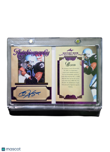 2012 2025 Leaf History Book Sports Edition Vol. 2 Bo Jackson #A-BJ /10