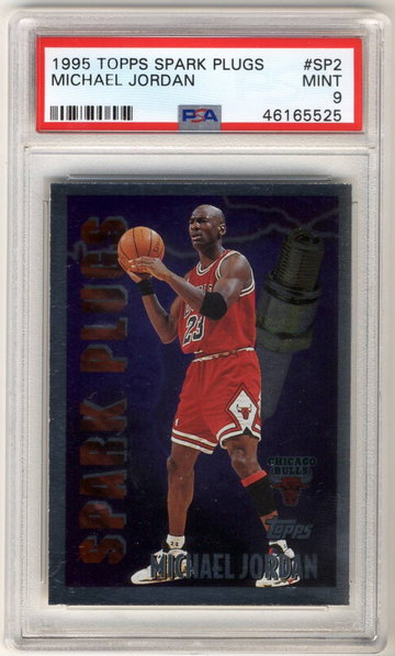 1995 Topps Spark Plugs Michael Jordan