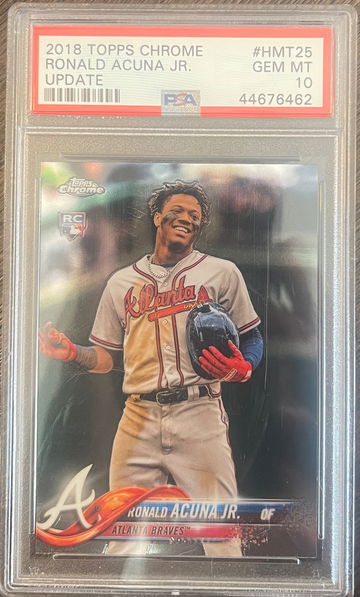 2018 Topps Chrome Update Ronald Acuna Jr #HMT25