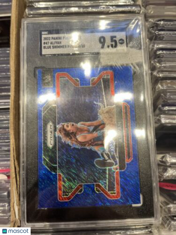 2022 Panini Select WWE Aliyah #47 Parallel/Variety SGC 9.5