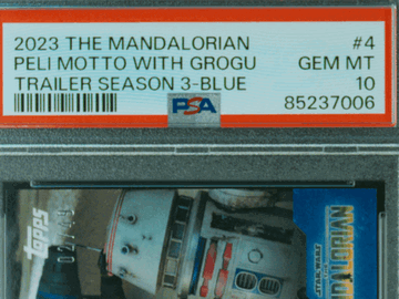 2023 Star Wars The Mandalorian Trailer Season 3 Peli Motto With Grogu #4 PSA 10