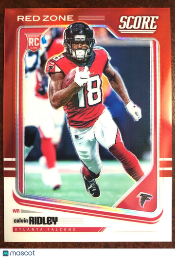 2018 Panini Score Honors CALVIN RIDLEY Red Zone Parallel RC Rookie Card SP #/20