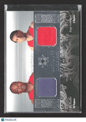 2007 Upper Deck Ultimate Collection Jorge Garbajosa P.J. Tucker #UCD-TG Dual Jersey Event-Worn Memorabilia