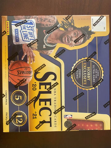 020-21 Panini Select NBA Basketball FOTL Hobby Box