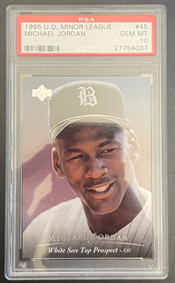 1995 Upper Deck Minor League MICHAEL JORDAN #45 PSA 10 GEM MINT