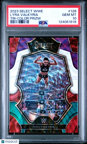 2023 Panini Select WWE Lyra Valkyria #126 Tri Color Prizm PSA 10