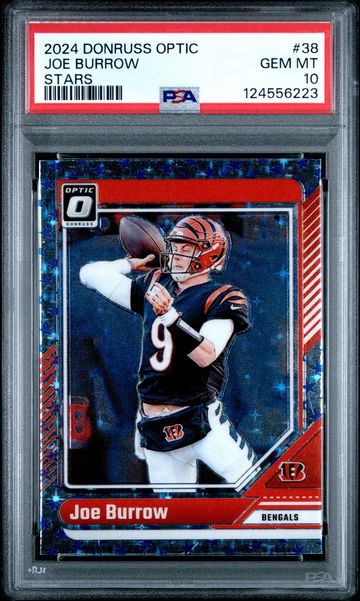 2024 Panini Donruss Optic Stars Joe Burrow #38 PSA 10