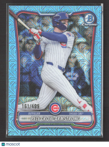 2026 Bowman Chrome Pete Crow-Armstrong #31 Blue Mojo Refractor /499