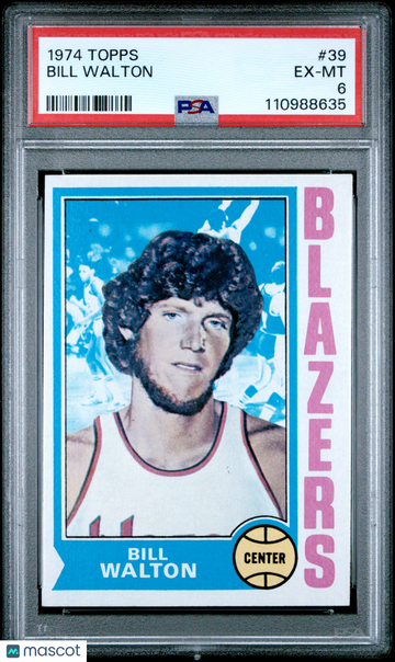 1974 Topps Bill Walton #39 PSA 6
