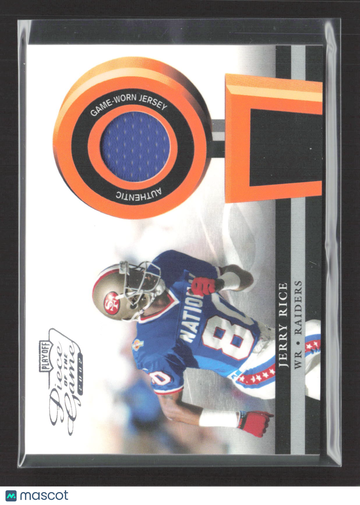 2002 Playoff Piece of the Game Jerry Rice #POG-27 Game-Worn Jersey