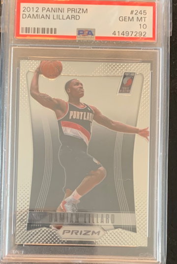2012 Prizm Damian Lillard PSA 10