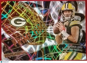 2025 Panini Revolution Jordan Love #15 Prime Time Performers CASE HIT SSP