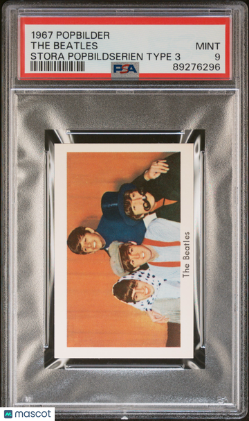 1967 Popbilder Stora Popbildserien Type 3 The Beatles PSA 9