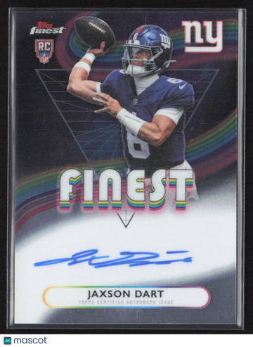 2025 Topps Finest Football Jaxson Dart #RFA-JD RC