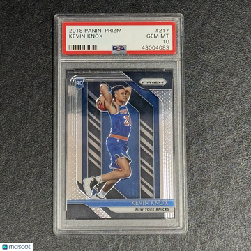 2018 Panini Prizm Kevin Knox #217 PSA 10