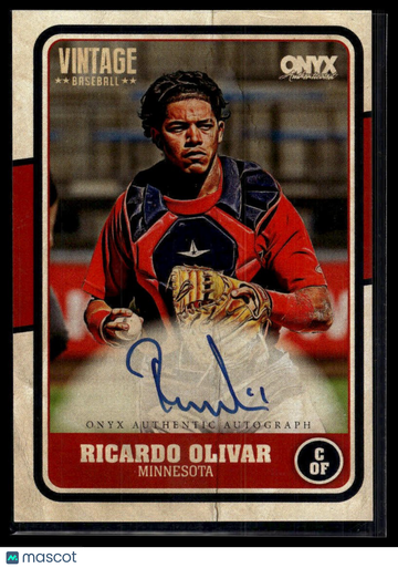2025 Onyx Vintage Ricardo Olivar #VARIOL Autographs AU