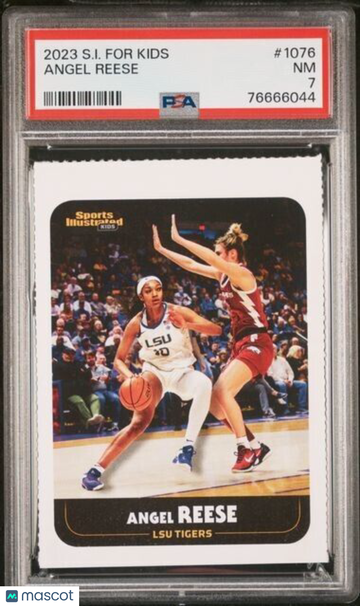 2023 S.I. For Kids Angel Reese #1076 Rookie PSA 7