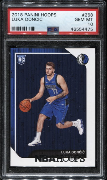 2018-19 Hoops #268 Luka Doncic PSA 10