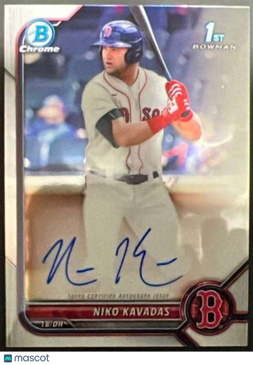 2022 Bowman - Chrome Prospects Autographs Niko Kavadas #CPA-NK
