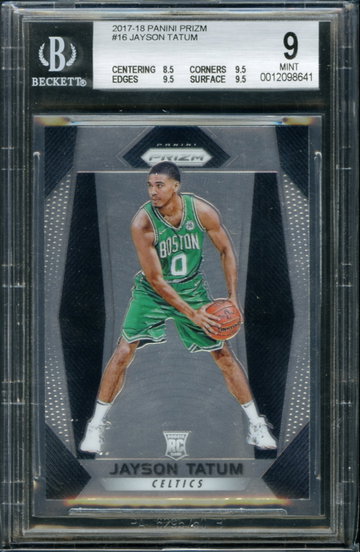 2017 PRIZM JAYSON TATUM BGS 9