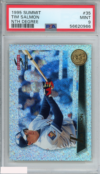 1995 SUMMIT NTH DEGREE TIM SALMON #35 LOS ANGELES ANGELS PSA 9 MINT