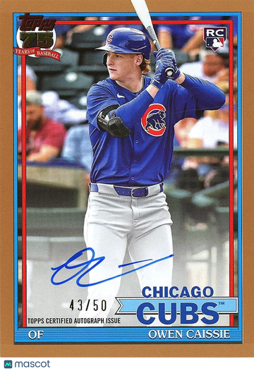 2026 Topps Owen Caissie Rookie Topps
