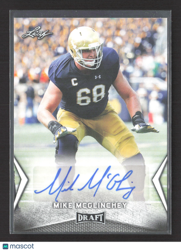 2018 Leaf Draft Mike McGlinchey #BA-MM2 Auto