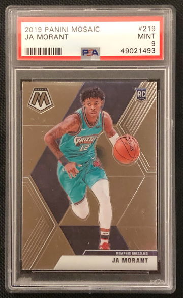 2019 Panini NBA Mosaic Ja Morant Rookie PSA 9