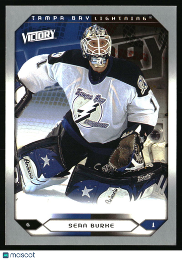 2005-06 Upper Deck Sean Burke #244 2005-06 Upper Deck Victory Update Tampa Bay Lightning