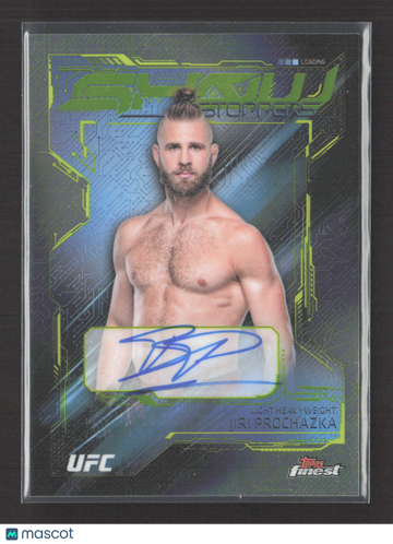 2025 Topps Finest UFC Show Stoppers Jiri Prochazka #SSA-JA
