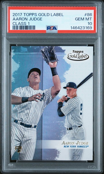 2017 Topps Gold Label Class 1 Aaron Judge #86 PSA 10