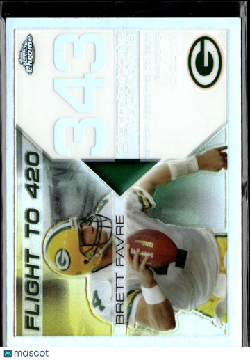 2008 Topps Chrome Flight to 420 Brett Favre #BFC-343 Refractor