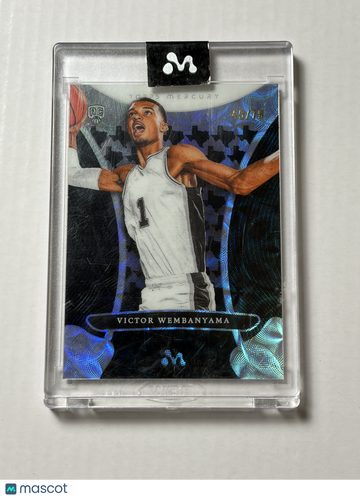 2023-24 Topps Mercury Victor Wembanyama Victor Wembanyama #3 Nicely Centered Mint Parallel/Variety Rookie Short Print 45
