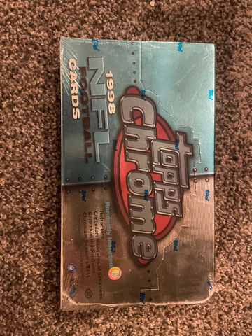 1998 TOPPS CHROME HOBBY BOX SEALED PEYTON MANNING