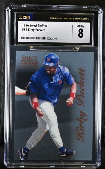 1996 Select Certified Kirby Puckett HOF CSG 8
