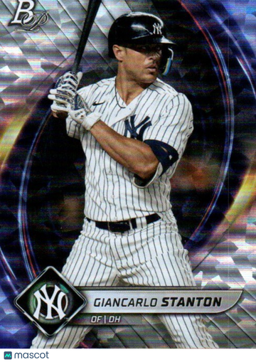 2022 Bowman Platinum Giancarlo Stanton #61 Ice Foilboard