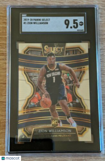 2019-20 Panini Select Zion Williamson #1 SGC 9.5