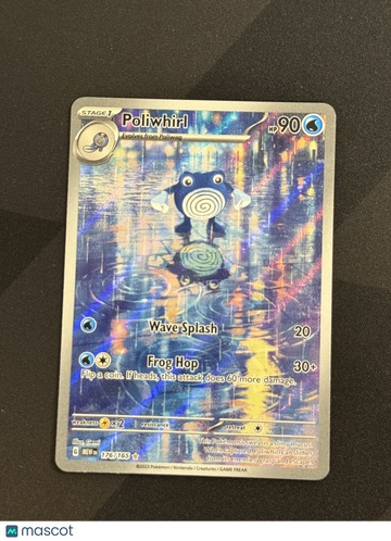 2023 Scarlet & Violet 151 Poliwhirl Holo Secret Rare #176/165