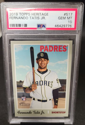 2019 Topps Heritage Fernando Tatis Jr PSA 10