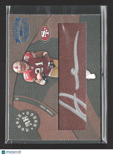 2005 Donruss Throwback Threads Rookie Hoggs Frank Gore #RH-26 /150 Authentic Football Material