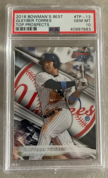 2016 bowman’s best Gleyber Torres 