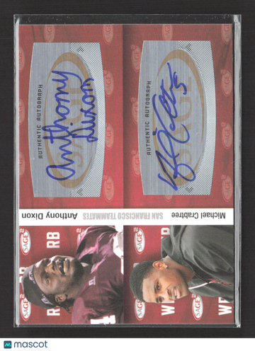 2010 SAGE Hit Anthony Dixon Michael Crabtree #A38