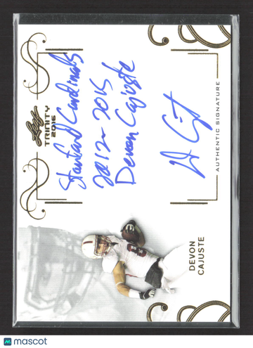2016 Leaf Trinity Devon Cajuste #A-DC1
