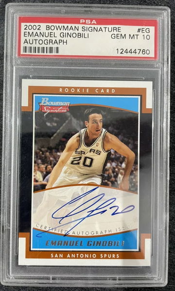 2002  Manu Ginobili Emanuel Ginobili Auto