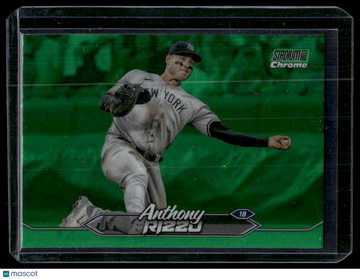 2024 Stadium Club Anthony Rizzo #116 Chrome Green Refractors